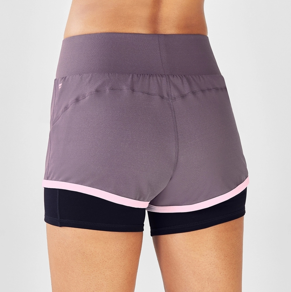Fabletics Olesia Short In Shadow/Petal/Black - image 2